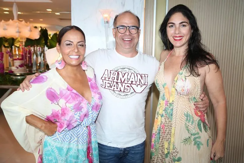 Gil Santos, Márcio Menezes e Izabela Fiúza