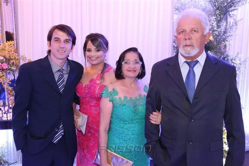 Alexandre Araújo, Patrícia Oliveira, Ana Maria e Domingos Sávio