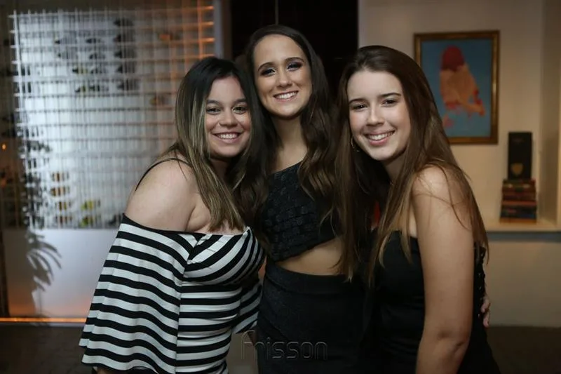 Amanda Guerra, Paulinha Assunção e Lara Cabral