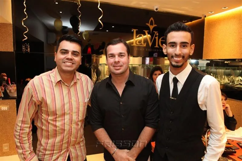 Armando Araújo, Leonardo Aguiar e Guilherme Estanislau