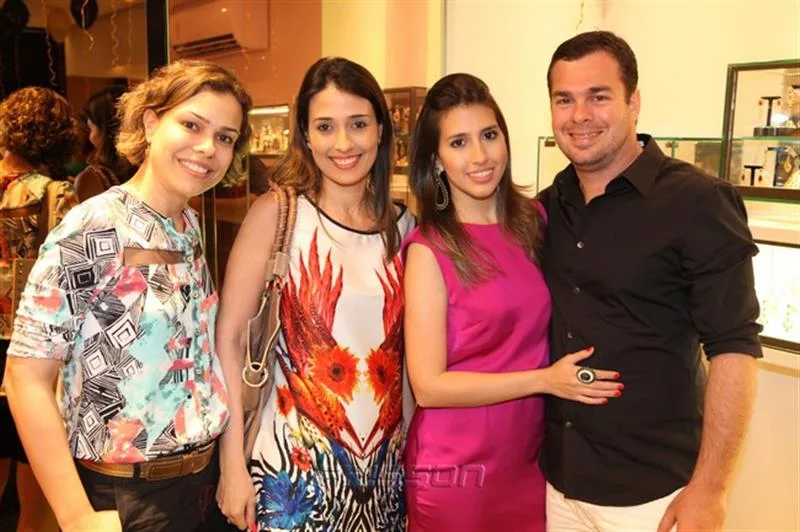 Fernanda, Samia Fiúza, Tayra Romcy e Leonardo Aguiar