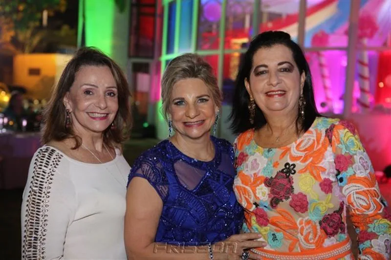 Regina Targino, Rosângela Dias e Fátima Serpa