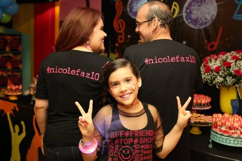 Claudia, Emanuel e Nicole Ponte