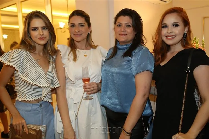 Amanda Rebouças, Talita Pinheiro, Georgia Lemos e Larissa Delucca