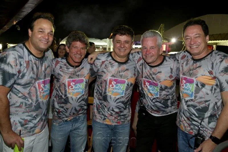 Ênio Cabral, Carvalhinho, Alexandre Frota, Bira Borges e Pedro Neto
