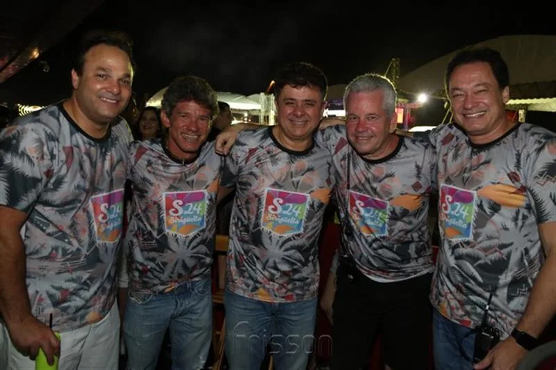 Ênio Cabral, Carvalhinho, Alexandre Frota, Bira Borges e Pedro Neto