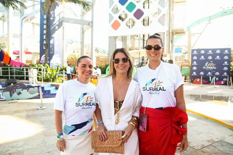 Clarisse Linhares, Jeritza Gurgel e Clarissa Jareissati