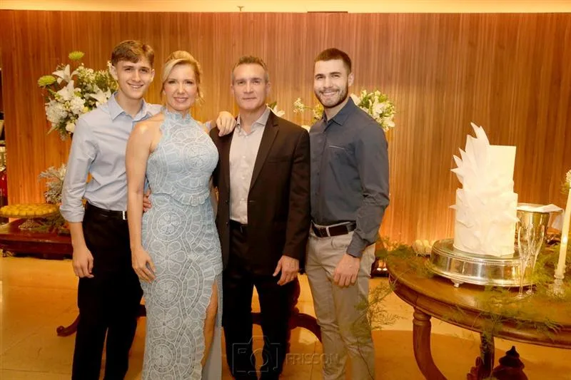 Arthur, Vivianne, Moacir e Bruno Bezerra
