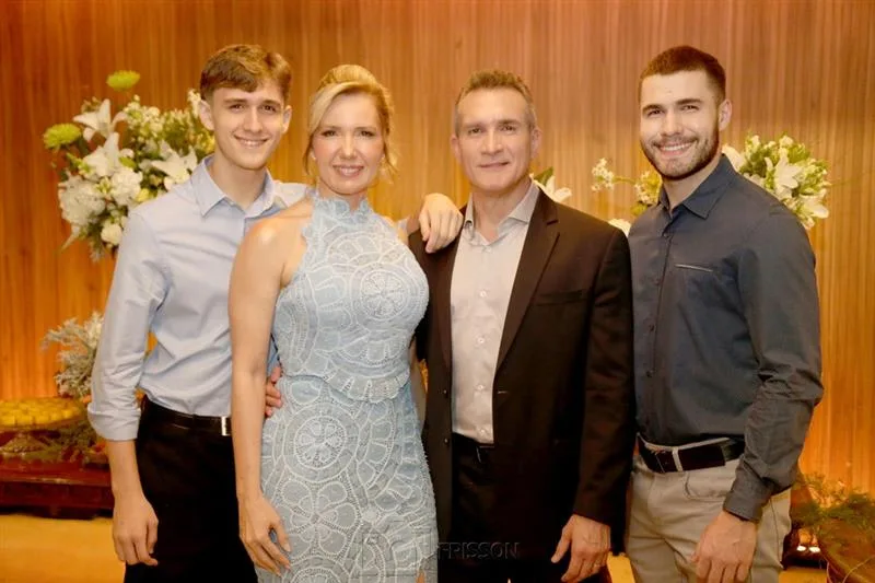 Arthur, Vivianne, Moacir e Bruno Bezerra
