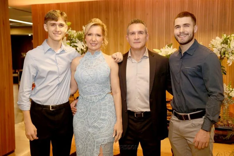 Arthur, Vivianne, Moacir e Bruno Bezerra