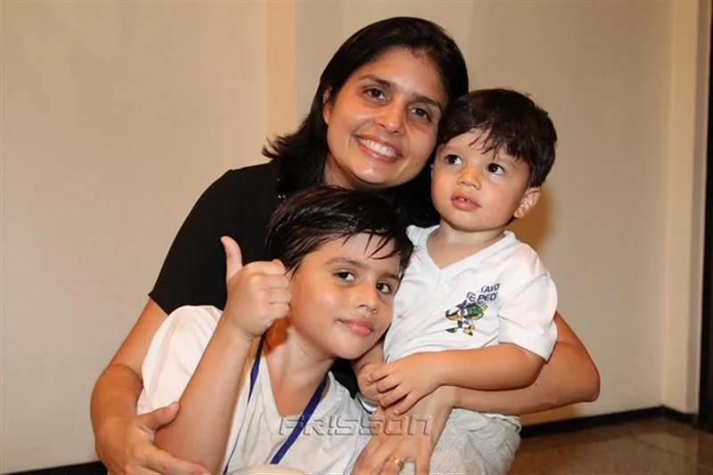 Bernardo, Germana e João Henrique Frota