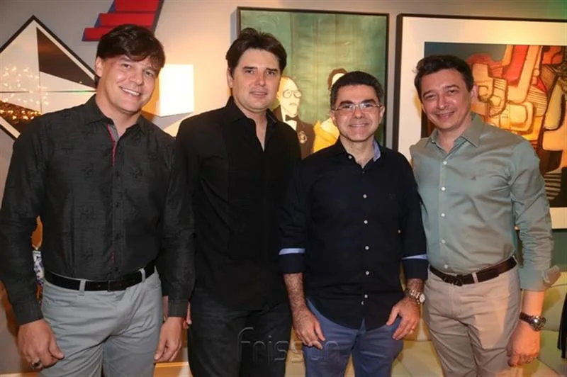 Alexandre Hack, Salomão Nogueira, Isaac Furtado e Racini Mourão