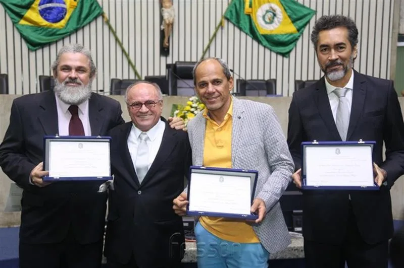 Claudio Cesar, Vando Figueiredo, Mano Alencar e Fernando França