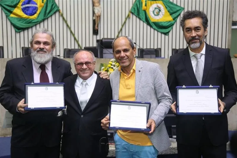 Claudio Cesar, Vando Figueiredo, Mano Alencar e Fernando França