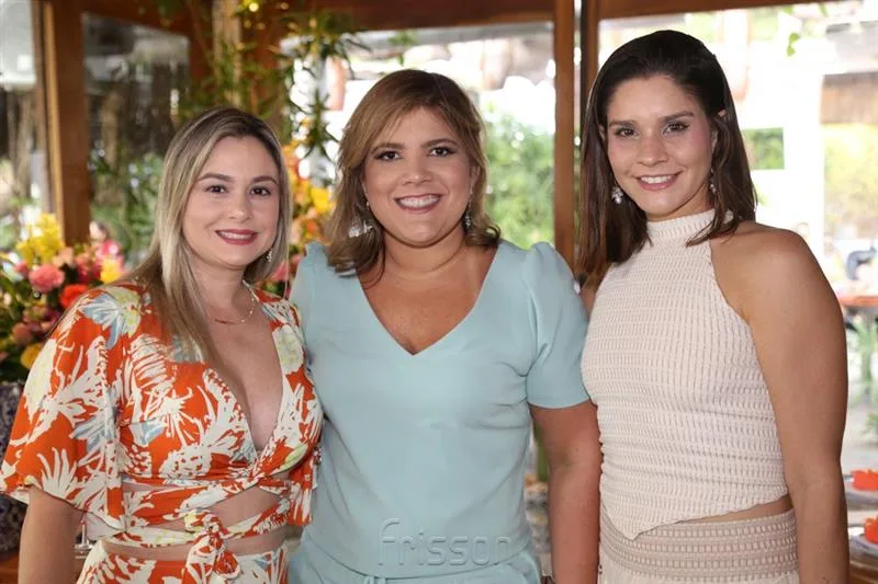 Cristine Falcão, Gisela Vieira e Lea Silveira