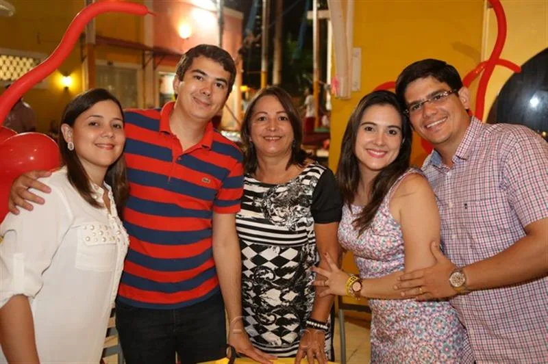 Cecilia Carvalho, Bruno Carvalho, Adelaide Lourenço, Layane Carvalho e Alexandre Barreira