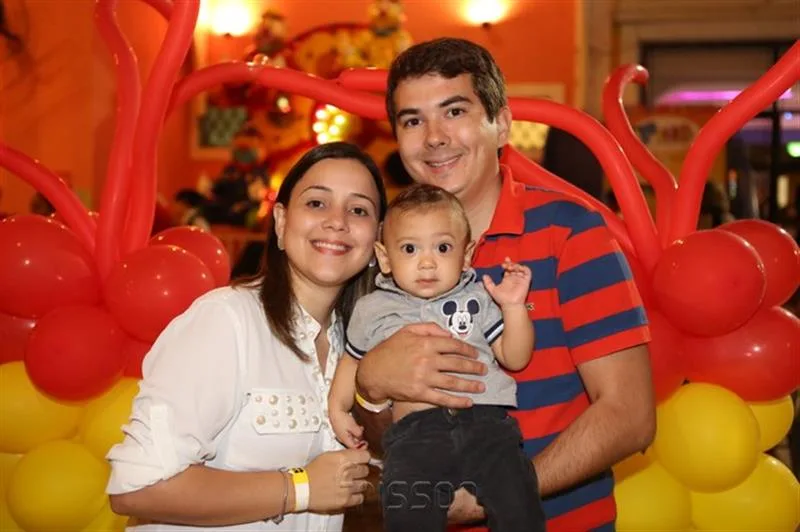 Cecilia, Murilo e Bruno Carvalho