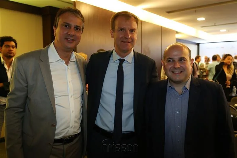 Camilo Santana, JeanMarc Pouchol e Roberto Claudio