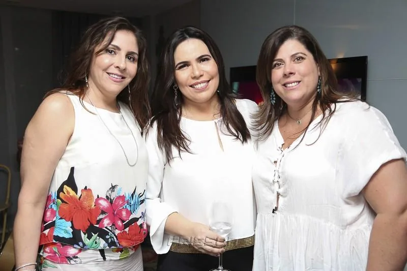 Cristiane Faria, Andréa Rios e Nara Amaral