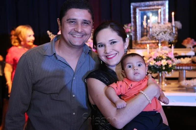 Daniel, Andrea e Kauan Santiago