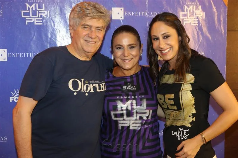 Amarilio, Patricia Macedo e Larissa Coelho