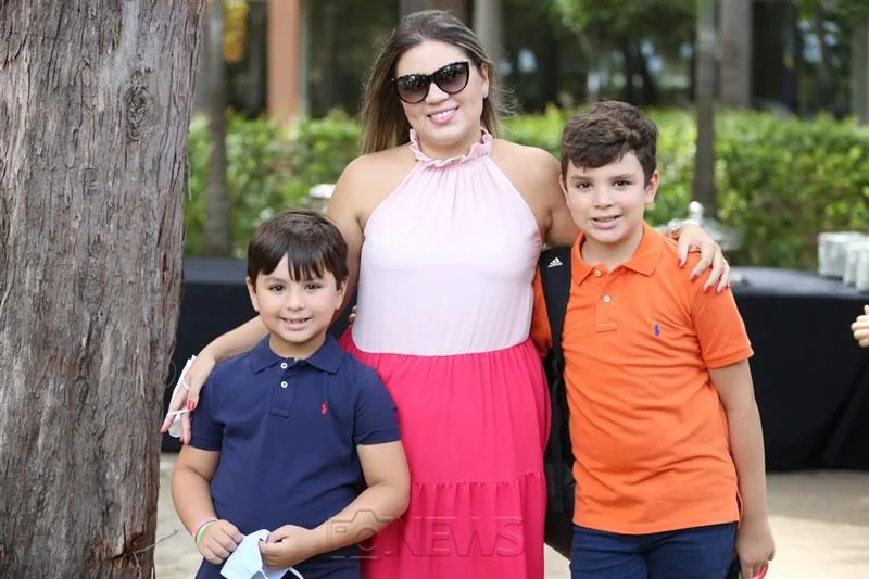 Davi, Ticiana e Gustavo Dantas