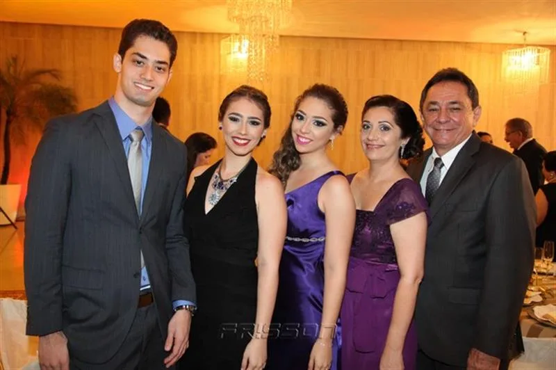Davi, Luciana, Letícia, Lúcia e Rogério Cristino