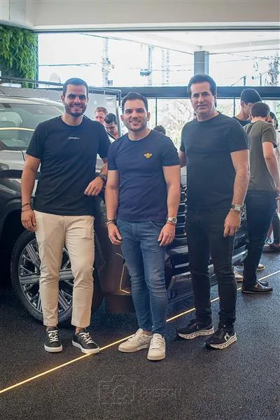 Adriano Miller, Felipe Moreira e Flavio Menezes