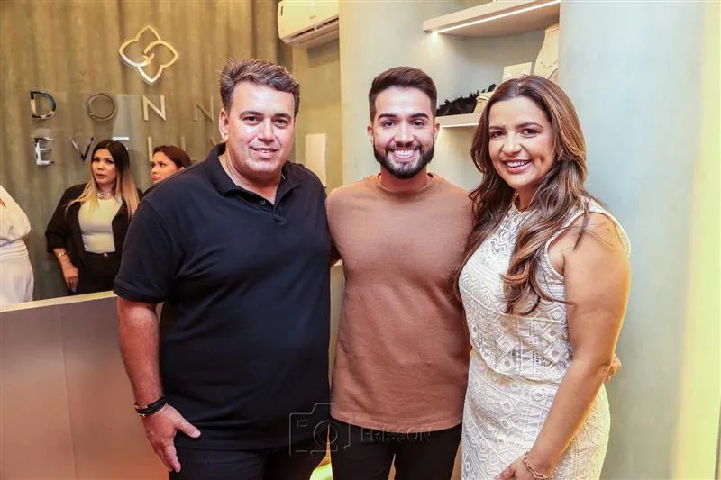 André Marques, Welingthon Viana e Danielle Cristina