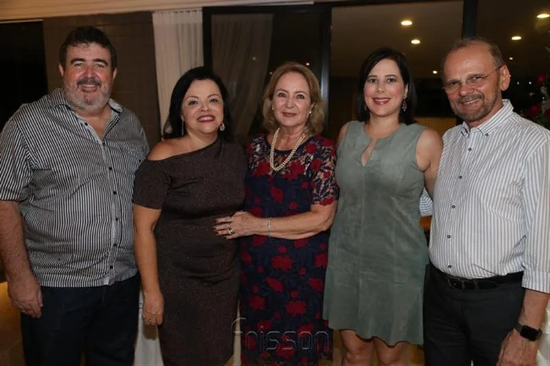 Marcelo, Silvana Ribeiro, Marly Hartmann, Ana Claudia Sobreira e Celso Cavalcante