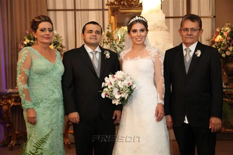 Rosângela, Fernando Galiza, Priscilla e Francisco de Assis Feitosa