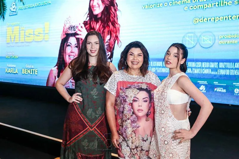 Bia Rosseti, Fabiana Karla e Giulia Benite