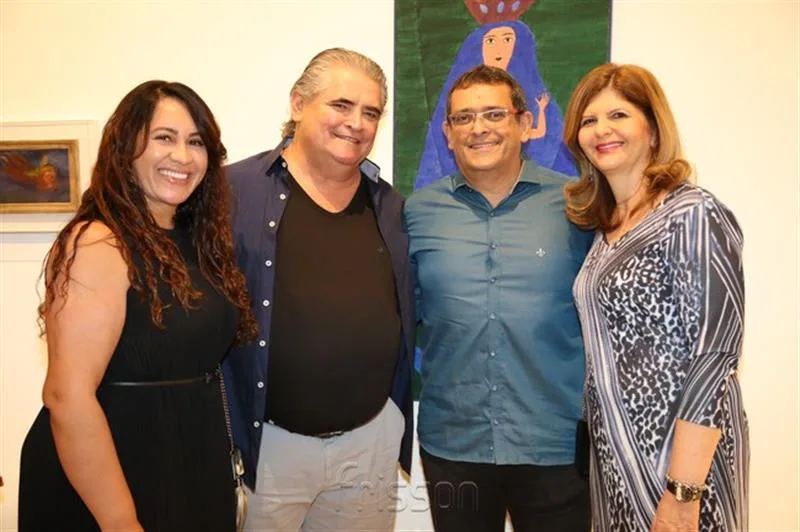 Alessandra, Evandro Valença, José e Ivana Guedes