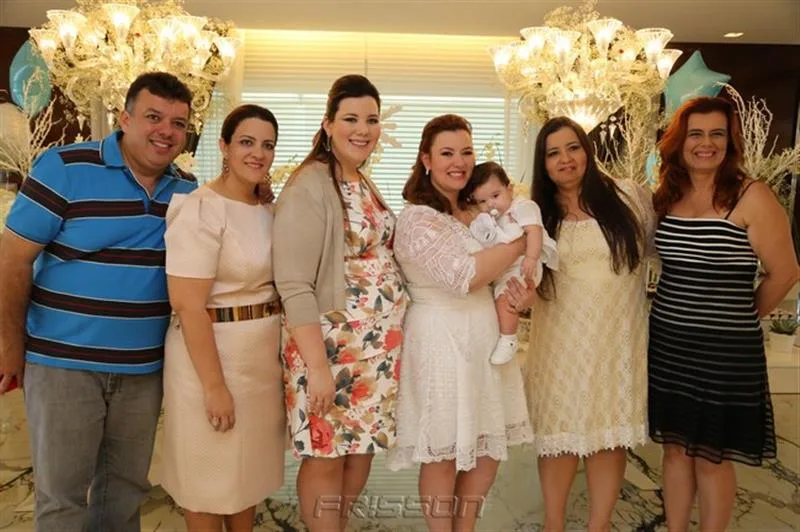 Alexandre, Claudia, Livia, Aline, Victor, Adriana e Auxiliadora Félix
