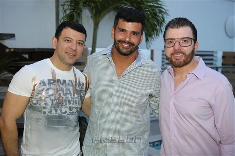 Alan Carvalho, Rodrigo Mourão e César Martins