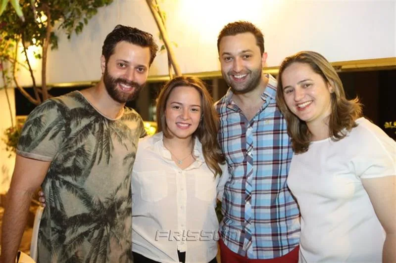 Daniel Eleutério, Justine Queiroz, Arthur Eleutério e Laura Mota