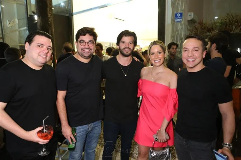 Bruno Esteves, Joaquim Parente, Felipe Feijó, Grazi Maia e Davi Pessoa
