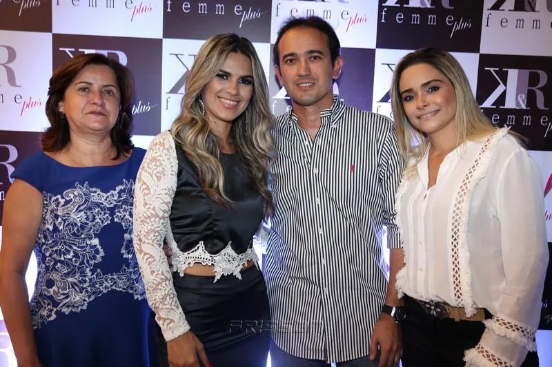Ângela Teixeira, Karla Cruz, Márcio Gomes e Adriana Gurgel