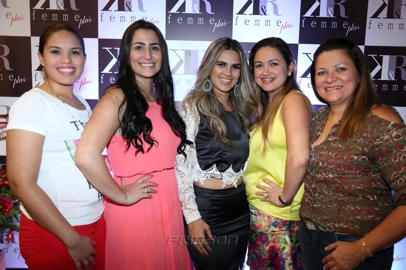 Carla Martins, Ana Paula Parthman, Karla Cruz, Karine Sena e Jucileide Coutinho