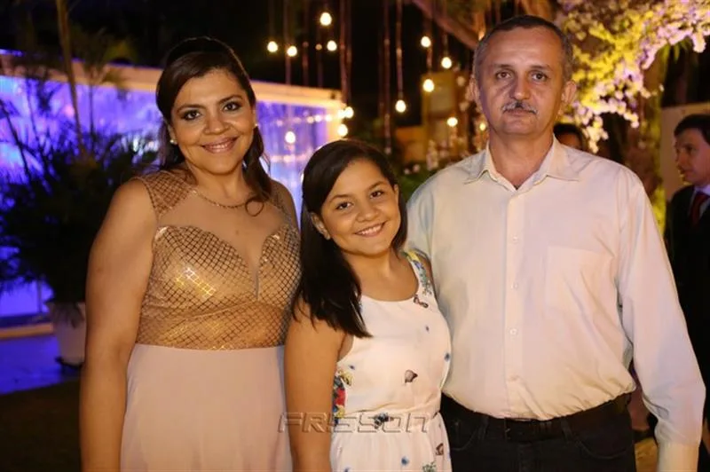 Adriana, Leticia e Carlos Alberto Liberato