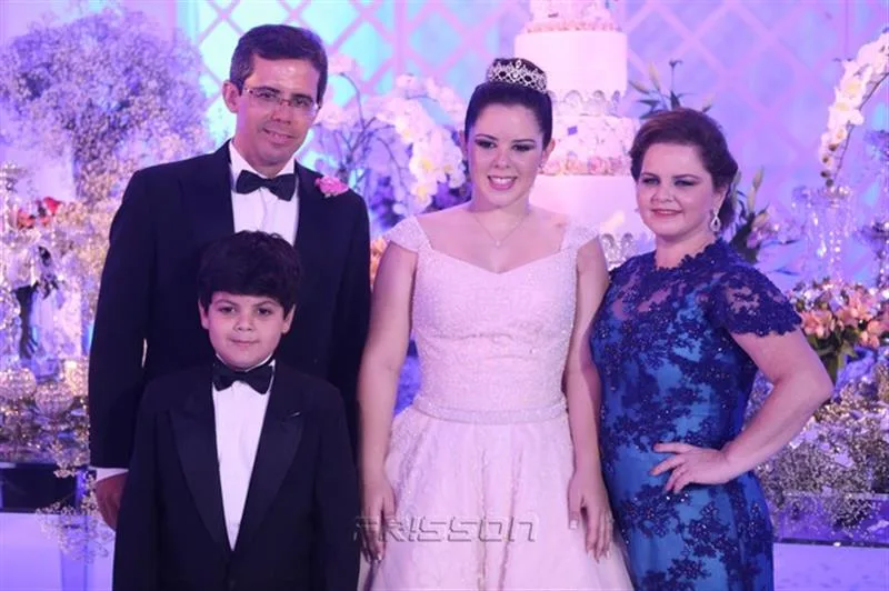 Alex, Daniel, Ana Beatriz e Daniel Gurgel
