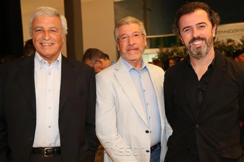 Antonio Tomate, Carlos Ferreira e Pedro Viriato