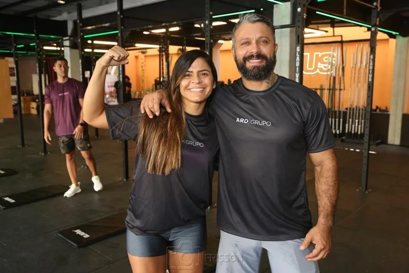 Aline Ribeiro e Marco Tabet