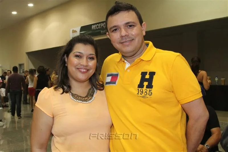 Andrea Leocadio e Luciano Machado