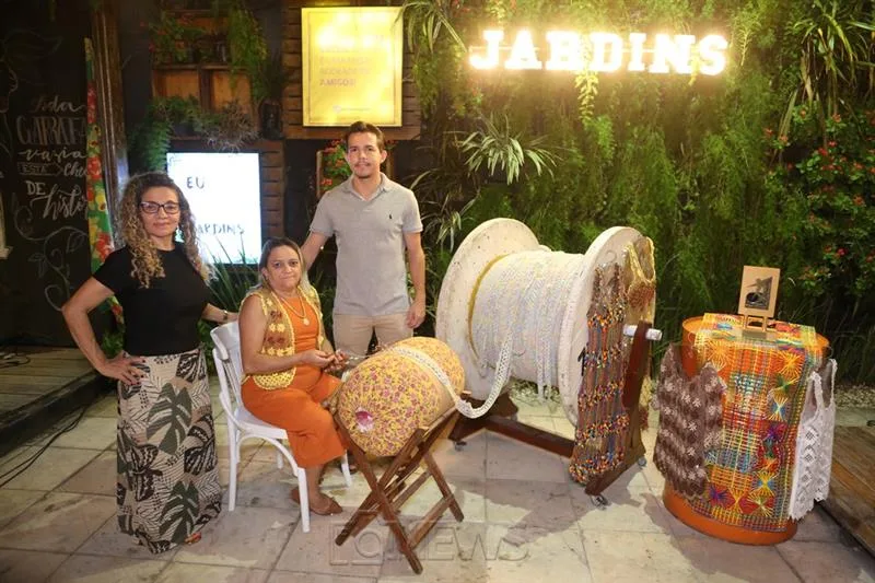Celia Ferreira, Eliane Moreira e Dionaphan Pacheco