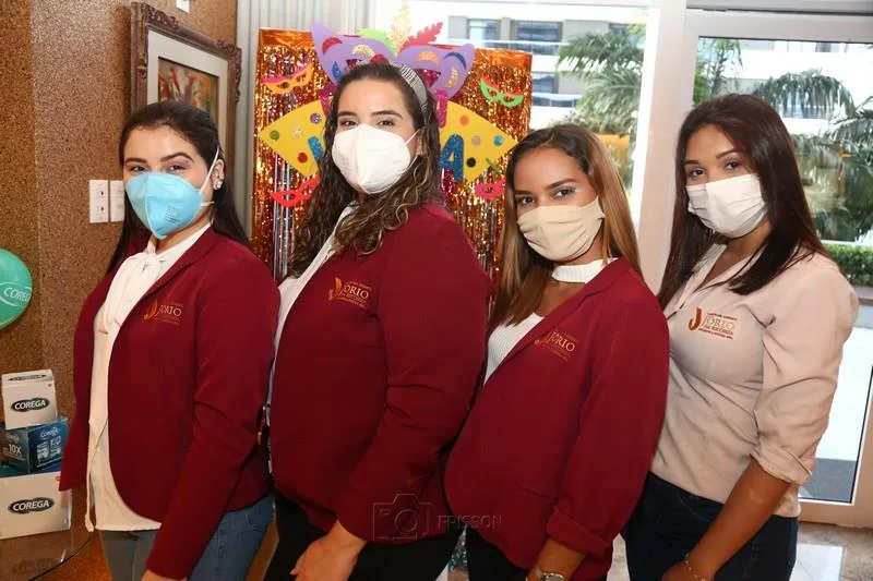 Marcelina Sousa, Rebeca Castro, Beatriz Maciel e Rayane Apolinário