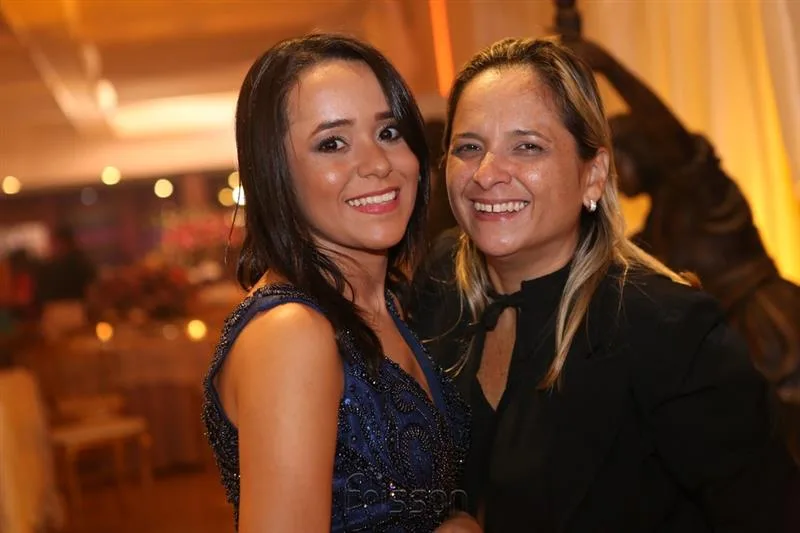 Aline Rodrigues e Jocy Jinkings