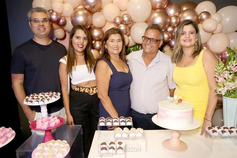 Delano, Renata, Eliane, Ronald e Nyeli Pessoa
