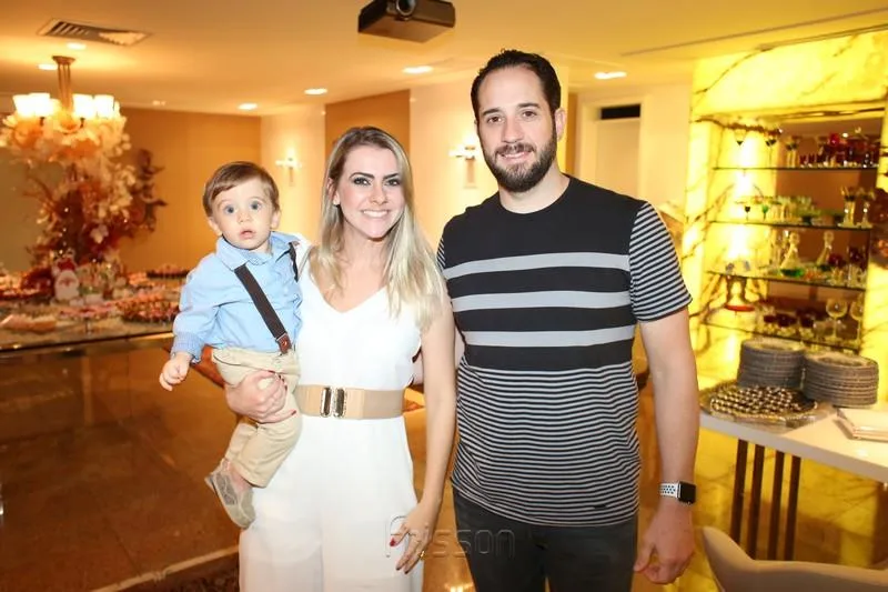Benício, Jana e Igor Figueiredo