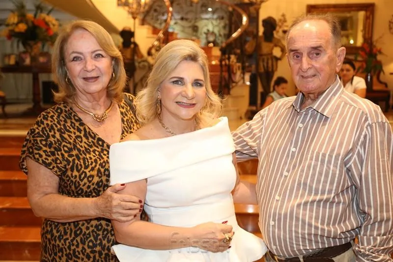 Rosângela Souza com Marly e Ivan Hartmann